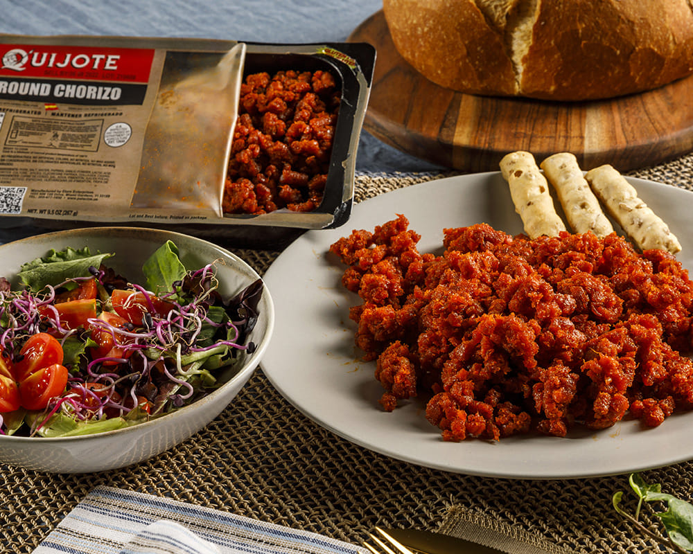 Ground chorizo Quijote Foods